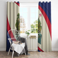 Liberia Wildlife Window Curtain with African Safari and Ocean Marine Life Design