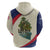 Liberia Wildlife Zip Hoodie with African Safari and Ocean Marine Life Design