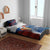 Liberia Elephant Power of Tradition Bedding Set with Tribal Red Blue Splash Pattern