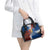 Liberia Elephant Power of Tradition Shoulder Handbag with Tribal Red Blue Splash Pattern