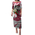 Liberia Family Matching Puletasi and Hawaiian Shirt with Leopard Head, White Lily, and Red Chili Tribal Design - Wonder Print Shop