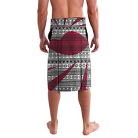Liberia Lavalava with Leopard Head, White Lily, and Red Chili Tribal Design - Wonder Print Shop