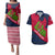 Liberia Lone Stars Rise Football Couples Matching Puletasi and Hawaiian Shirt with Map Graphic and National Flag Design