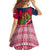 Liberia Lone Stars Rise Football Family Matching Short Sleeve Bodycon Dress and Hawaiian Shirt with Map Graphic and National Flag Design