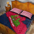 Liberia Lone Stars Rise Football Quilt Bed Set with Map Graphic and National Flag Design