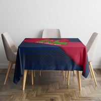 Liberia Lone Stars Rise Football Tablecloth with Map Graphic and National Flag Design