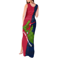 Liberia Lone Stars Rise Football Tank Maxi Dress with Map Graphic and National Flag Design