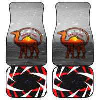 Bahrain Desert Camel Car Mats with Sunset Glow and Starry Sky