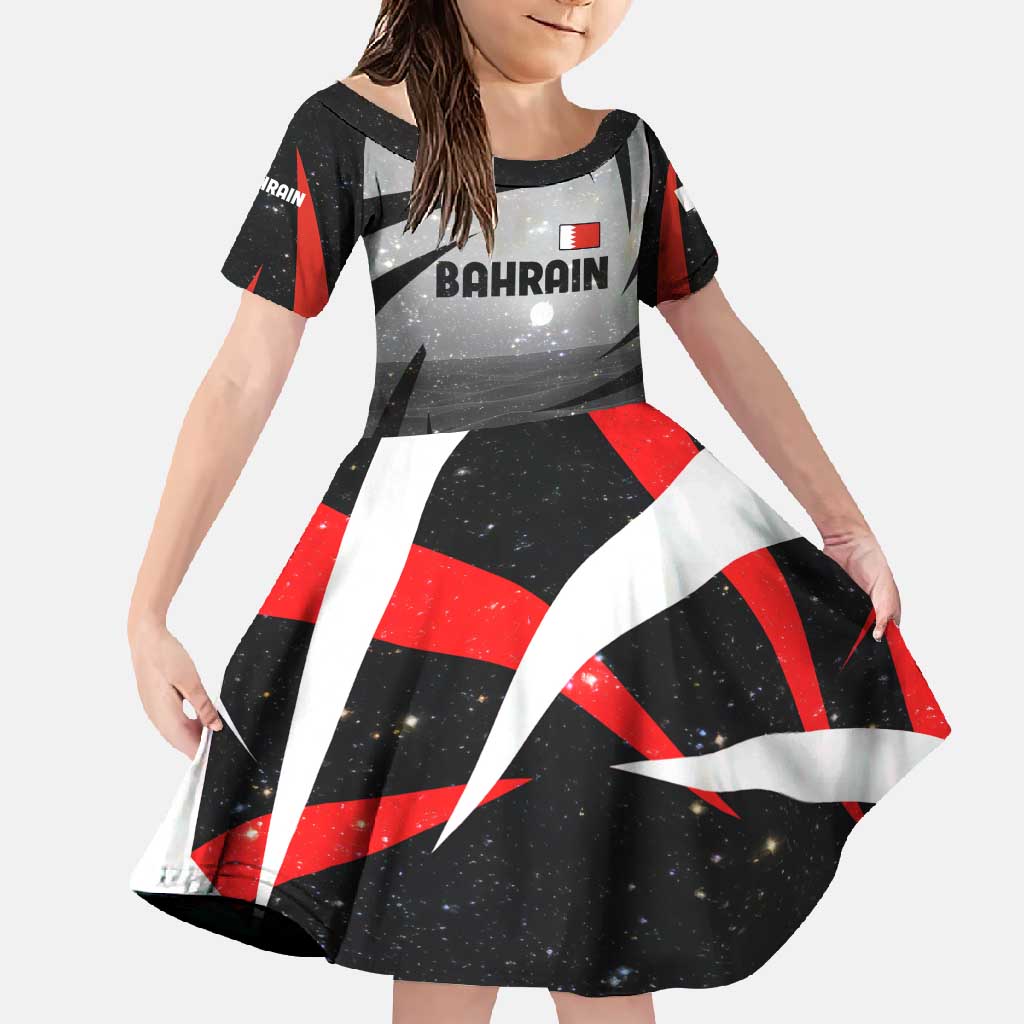 Bahrain Desert Camel Family Matching Summer Maxi Dress and Hawaiian Shirt with Sunset Glow and Starry Sky