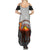 Bahrain Desert Camel Family Matching Summer Maxi Dress and Hawaiian Shirt with Sunset Glow and Starry Sky
