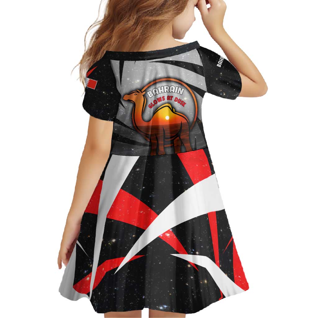 Bahrain Desert Camel Family Matching Tank Maxi Dress and Hawaiian Shirt with Sunset Glow and Starry Sky