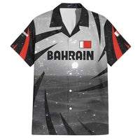 Bahrain Desert Camel Hawaiian Shirt with Sunset Glow and Starry Sky