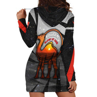 Bahrain Desert Camel Hoodie Dress with Sunset Glow and Starry Sky