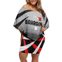 Bahrain Desert Camel Off Shoulder Short Dress with Sunset Glow and Starry Sky