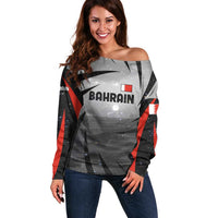 Bahrain Desert Camel Off Shoulder Sweater with Sunset Glow and Starry Sky