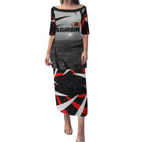 Bahrain Desert Camel Puletasi with Sunset Glow and Starry Sky