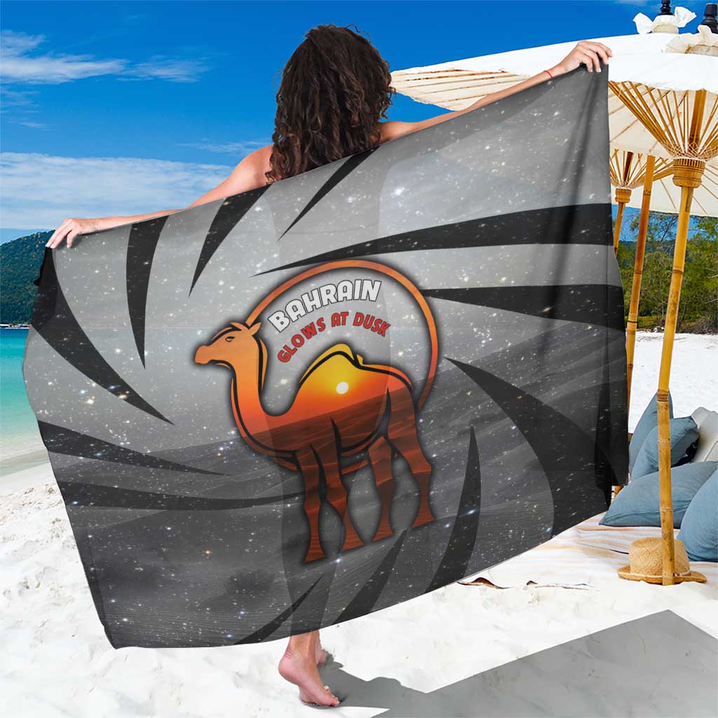Bahrain Desert Camel Sarong with Sunset Glow and Starry Sky
