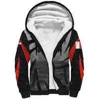 Bahrain Desert Camel Sherpa Hoodie with Sunset Glow and Starry Sky