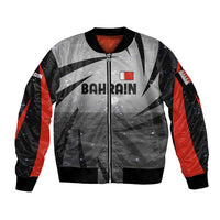 Bahrain Desert Camel Sleeve Zip Bomber Jacket with Sunset Glow and Starry Sky