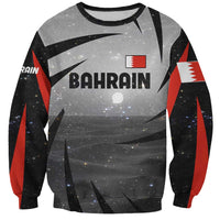 Bahrain Desert Camel Sweatshirt with Sunset Glow and Starry Sky