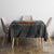Bahrain Desert Camel Tablecloth with Sunset Glow and Starry Sky