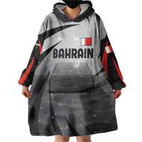Bahrain Desert Camel Wearable Blanket Hoodie with Sunset Glow and Starry Sky
