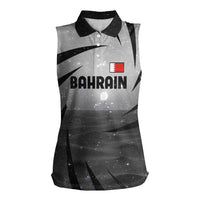 Bahrain Desert Camel Women Sleeveless Polo Shirt with Sunset Glow and Starry Sky