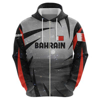 Bahrain Desert Camel Zip Hoodie with Sunset Glow and Starry Sky