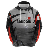 Bahrain Desert Camel Zip Hoodie with Sunset Glow and Starry Sky