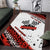 Formula 1 Inspired Bahrain Race Area Rug with Checkered Flag Print