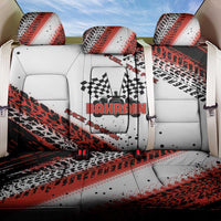 Formula 1 Inspired Bahrain Race Back Car Seat Cover with Checkered Flag Print