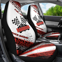 Formula 1 Inspired Bahrain Race Car Seat Cover with Checkered Flag Print
