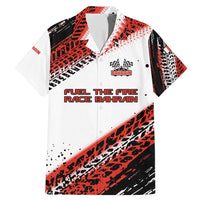 Formula 1 Inspired Bahrain Race Family Matching Mermaid Dress and Hawaiian Shirt with Checkered Flag Print