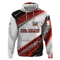 Formula 1 Inspired Bahrain Race Hoodie with Checkered Flag Print