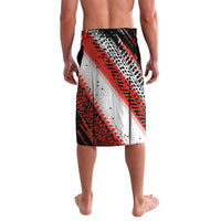 Formula 1 Inspired Bahrain Race Lavalava with Checkered Flag Print