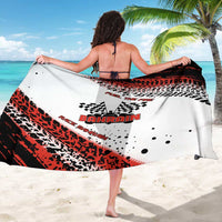 Formula 1 Inspired Bahrain Race Sarong with Checkered Flag Print