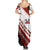 Formula 1 Inspired Bahrain Race Summer Maxi Dress with Checkered Flag Print