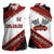 Formula 1 Inspired Bahrain Race Women Sleeveless Polo Shirt with Checkered Flag Print