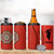 Bahrain Mandala Pattern 4 in 1 Can Cooler Tumbler with National Map and Arabic Geometric Design