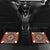 Bahrain Mandala Pattern Car Mats with National Map and Arabic Geometric Design