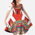 Bahrain Mandala Pattern Family Matching Summer Maxi Dress and Hawaiian Shirt with National Map and Arabic Geometric Design