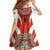 Bahrain Mandala Pattern Family Matching Summer Maxi Dress and Hawaiian Shirt with National Map and Arabic Geometric Design