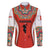 Bahrain Mandala Pattern Family Matching Summer Maxi Dress and Hawaiian Shirt with National Map and Arabic Geometric Design