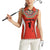 Bahrain Mandala Pattern Women Sleeveless Polo Shirt with National Map and Arabic Geometric Design