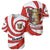 Bahrain Tribal Camel Baseball Jersey with Red Mosaic Swirl and Heritage Slogan