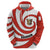Bahrain Tribal Camel Hoodie with Red Mosaic Swirl and Heritage Slogan
