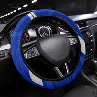 Malaysian Tiger and National Flag Steering Wheel Cover with Royal Gold and Blue Design