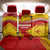 Malaysia Football Back Car Seat Cover with Roaring Tiger and Red Yellow National Colors