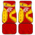 Malaysia Football Car Mats with Roaring Tiger and Red Yellow National Colors