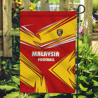 Malaysia Football Garden Flag with Roaring Tiger and Red Yellow National Colors